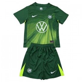 Camiseta de fútbol VfL Wolfsburg Niño 1ª equipación 2025-26